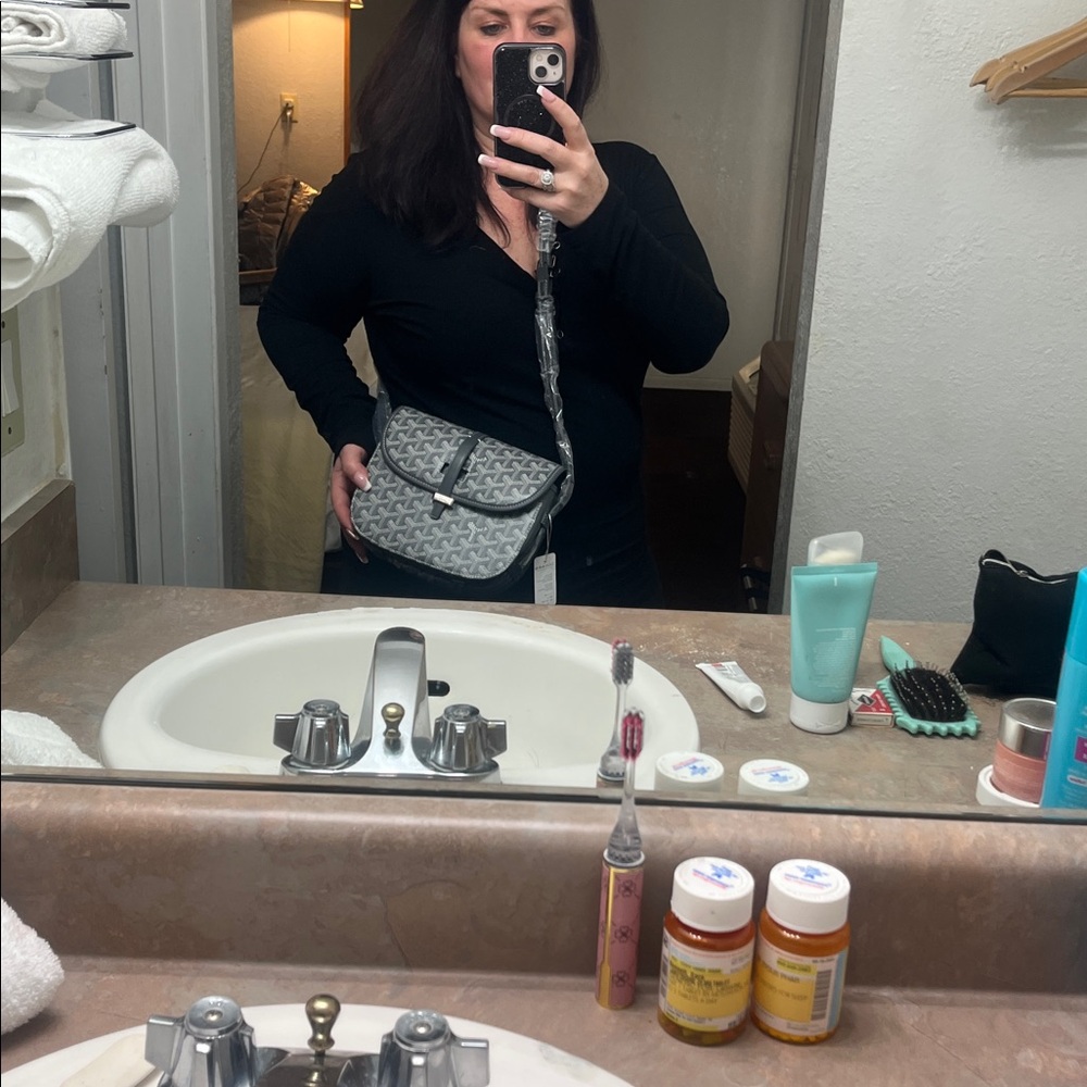 Source Unknown Gray Crossbody Bag - image 4